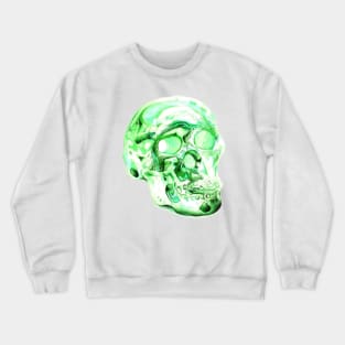 Electric Green Skull Crewneck Sweatshirt